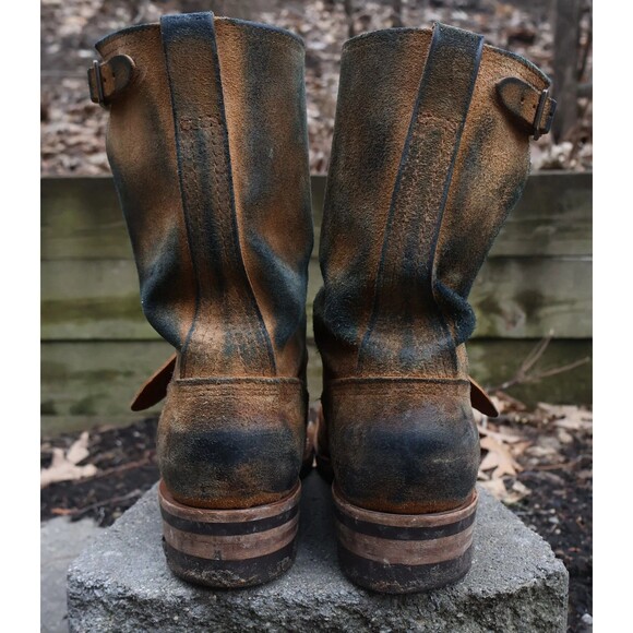 Wesco x Ship John | Derroll Boss Engineer Boot - 10.5D rough out suede Mr Lou main image 6